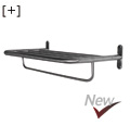 Stainless steel bathroom accesories :: Normax :: Towell shelf with rail