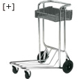Carts :: Hotel carts :: Cases carrier with basket