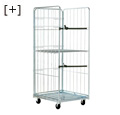 Carts :: Hotel carts :: Double band roll container