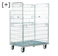 Carts :: Hotel carts :: Container for voluminous transport