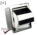 Complements :: Industrial :: Fitted paper holder stainless steel polished