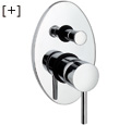 Faucets :: Faucets mod. Stud :: Single-lever concealed bath and shower mixer