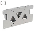 Television supports :: Wall fixed support :: B-Tech wall fixed support VESA 20x10